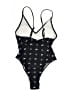 Assorted Brands 100% Polyester Stars Black One Piece Swimsuit Size S - photo 2