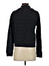 Ann Taylor LOFT 100% Cotton Chevron-herringbone Black Track Jacket Size S - photo 2