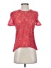 BCBGMAXAZRIA Red Short Sleeve Top Size XS - photo 1