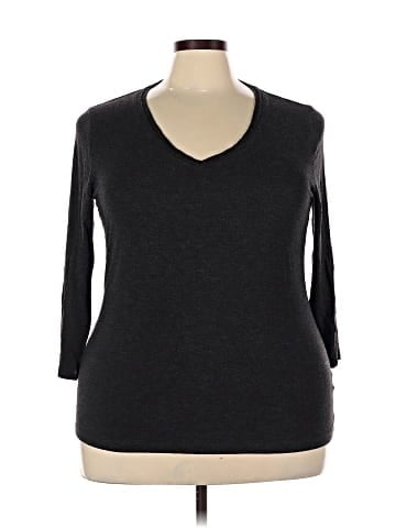 Lord & Taylor 3/4 Sleeve T-Shirt (view 1)