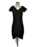 Unbranded 100% Polyester Black Casual Dress Size XXS (estimated) - photo 1