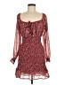 Assorted Brands Floral Burgundy Casual Dress Size M - photo 1
