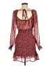 Assorted Brands Floral Burgundy Casual Dress Size M - photo 2