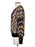 Missoni For Target 100% Polyester Brown Gray Long Sleeve Blouse Size S - photo 5
