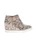 Sugar Animal Print Gray Ivory Wedges Size 5 - 6 - photo 1
