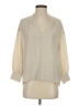 Joie 100% Polyester Ivory 3/4 Sleeve Blouse Size XS - photo 1