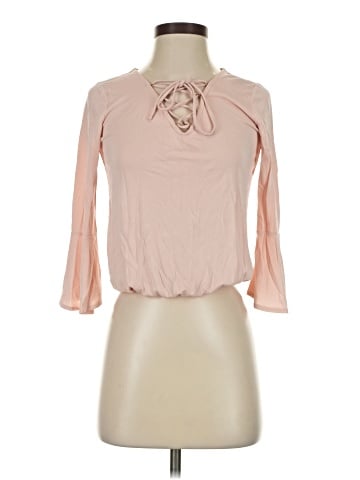 Aeropostale 3/4 Sleeve Blouse (view 1)