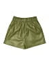Steve Madden 100% Polyurethane Metallic Green Shorts Size S - photo 2