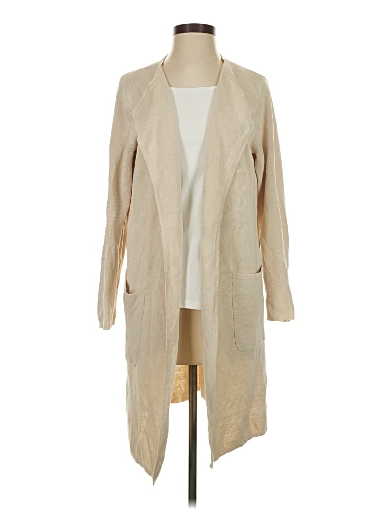 Pre-owned Jcrew Kimono In Tan