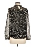 Ann Taylor LOFT 100% Polyester Black Long Sleeve Blouse Size XS - photo 2