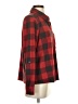 Grace & Lace Plaid Red Long Sleeve Blouse Size S - photo 4