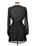Mi ami 100% Polyester Polka Dots Black Cocktail Dress Size L - photo 2