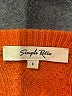 Simple Retro Orange Sweater Vest Size S - photo 7