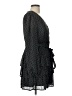 Mi ami 100% Polyester Polka Dots Black Cocktail Dress Size L - photo 4