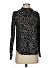 Ann Taylor 100% Polyester Polka Dots Black Long Sleeve Blouse Size XS - photo 1
