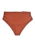 Unbranded Solid Brown Orange Swimsuit Bottoms Size XL (estimated) - photo 1