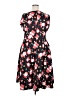 Ouges Print Black Cocktail Dress Size XXL - photo 2