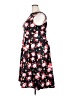 Ouges Print Black Cocktail Dress Size XXL - photo 5