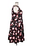 Ouges Print Black Cocktail Dress Size XXL - photo 4