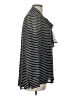 Alfani 100% Polyester Stripes Silver Long Sleeve Blouse Size 12 - photo 4