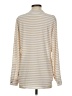 Calvin Klein Stripes Ivory Long Sleeve Blouse Size S - photo 2