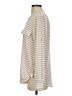 Calvin Klein Stripes Ivory Long Sleeve Blouse Size S - photo 5