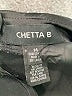 Chetta B Solid Black Track Pants Size 14 - photo 7