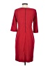 Chadwicks Solid Red Casual Dress Size 4 (petite) - photo 2