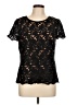 Talbots Black Short Sleeve Top Size 12 - photo 1