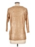 Velvet Heart 100% Polyester Metallic Gold Pullover Sweater Size L - photo 2