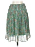 Max Studio 100% Polyester Paisley Green Casual Skirt Size XS - photo 1