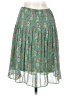 Max Studio 100% Polyester Paisley Green Casual Skirt Size XS - photo 2