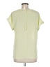 Reiss 100% Polyester Green Short Sleeve Blouse Size 8 - photo 2