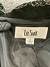 Le Suit 100% Polyester Black Blazer Size 6 - photo 6