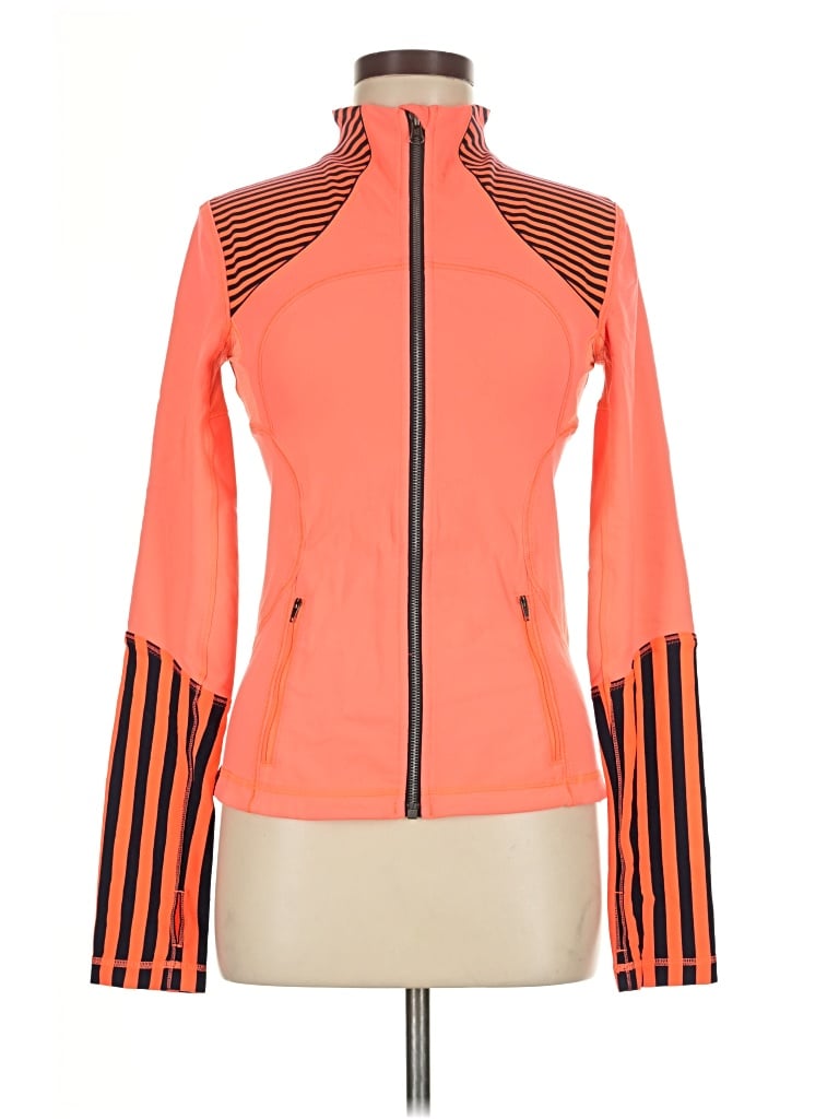 Pre-owned Lululemon Athletica Track Jacket In Orange
