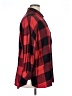 Old Navy Plaid Red 3/4 Sleeve Button-Down Shirt Size XL - photo 4