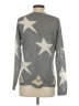 La Miel Stars Gray Pullover Sweater Size S - photo 2