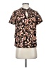 Rails Brown Short Sleeve Blouse Size XS - photo 1