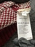 Unbranded 100% Acrylic Checkered-gingham Burgundy Turtleneck Sweater Size L - photo 8