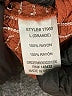 Be Cool 100% Rayon Brown 3/4 Sleeve Blouse Size L - photo 8