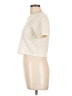 Zara Ivory Short Sleeve Top Size L - photo 5