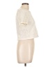 Zara Ivory Short Sleeve Top Size L - photo 4