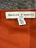 Maison d' Amelie 100% Polyester Orange Long Sleeve Blouse Size L - photo 7