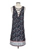 Alya 100% Polyester Paisley Blue Casual Dress Size S - photo 2