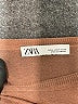 Zara Brown Pullover Sweater Size M - photo 7
