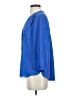 NYDJ 100% Polyester Blue 3/4 Sleeve Blouse Size S (petite) - photo 5