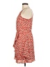 Iz Byer Floral Red Orange Casual Dress Size M - photo 5
