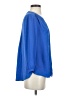 NYDJ 100% Polyester Blue 3/4 Sleeve Blouse Size S (petite) - photo 4
