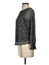 Banana Republic Silver Long Sleeve Blouse Size XS - photo 5