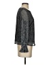 Banana Republic Silver Long Sleeve Blouse Size XS - photo 4